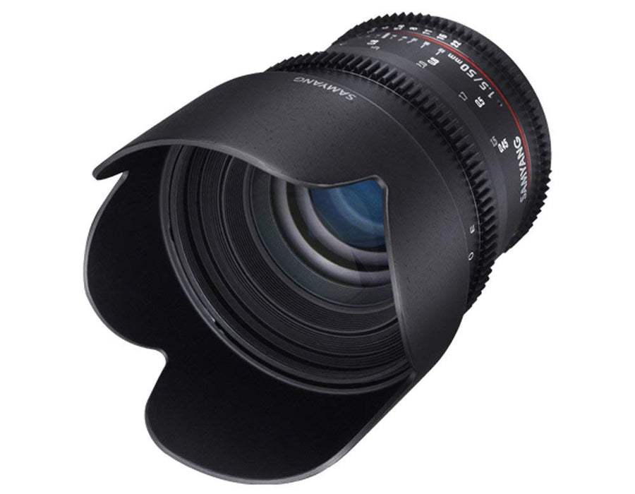 Samyang 50mm T1.5 AS UMC VDSLR Cine Lens for Canon DSLR Cameras