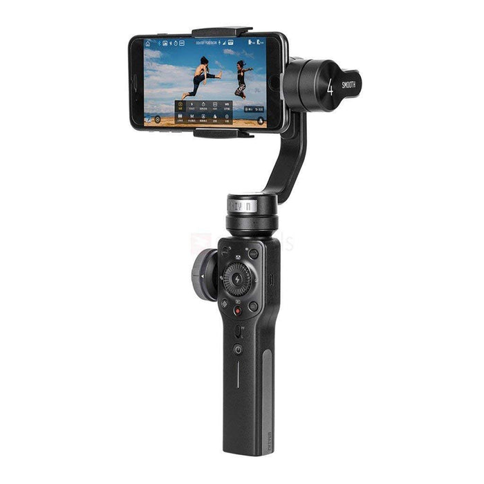 Zhiyun Smooth 4 (Black) - 3 Axis Gimbal with 1 Year Warranty