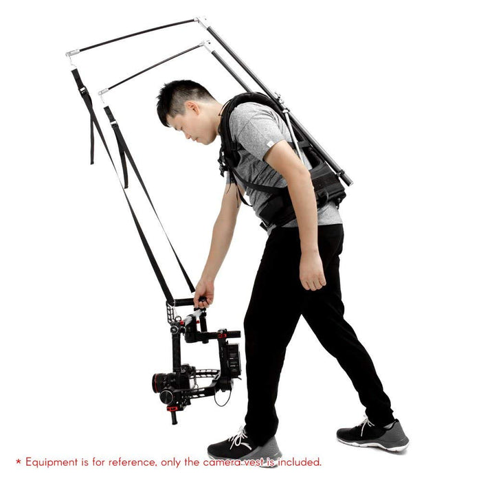 JSD Pro Laing V10 Camera Carrying Vest Carrier Support 2.5-8kg Load for Zhiyun Crane 2 & DJI Ronin Dual Handheld 3Axis Handheld Gimbal Stabilizer Film Movie Making System