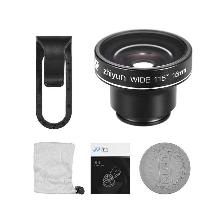 JSD Pro Zhiyun Cloud Lens Super Wide Angle + Macro + Fisheye Selfie Outward Facing Lens