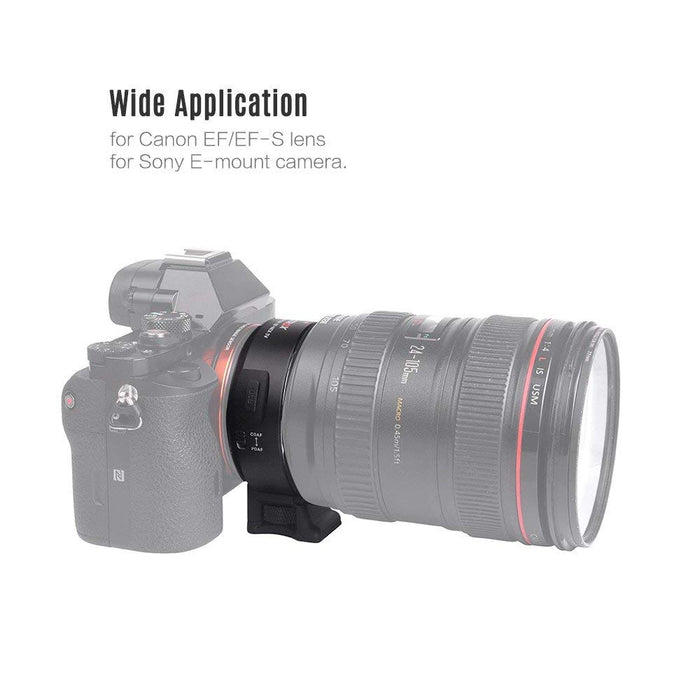 JSD PRO Viltrox EF-NEX IV adaptor ring - For Sony A7SII, and other Nex cameras