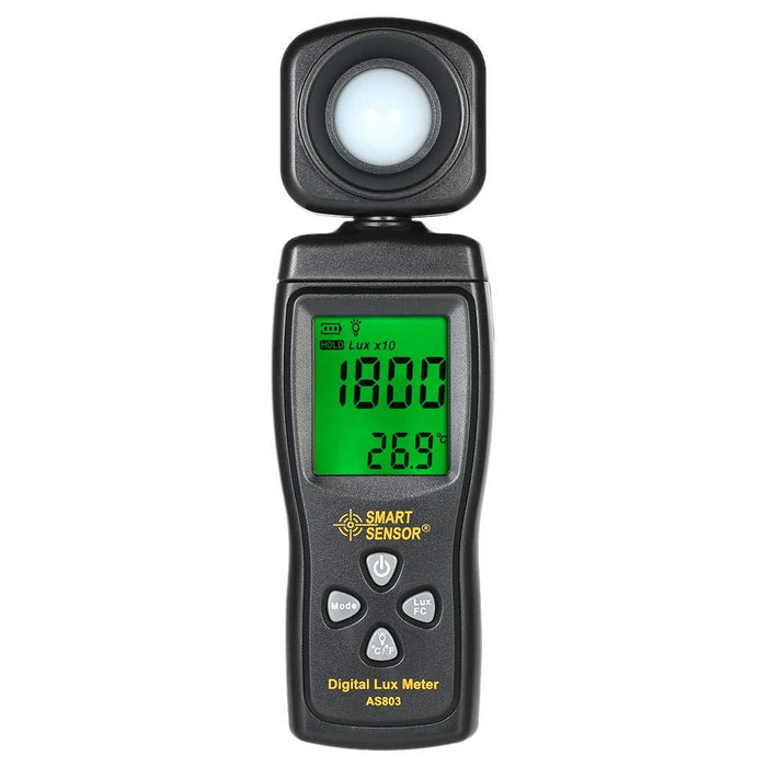 JSD Pro SS Mini Digital Professional Lux/Light Meter LCD Display Handheld Illuminometer Luminometer Photometer Luxmeter Light Meter 0-200000 Lux