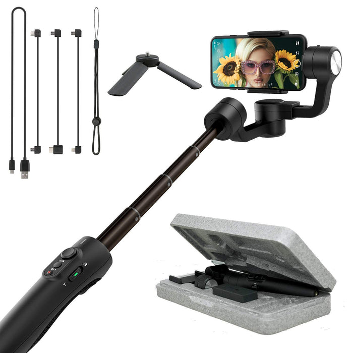 FEIYU TECH - VIMBLE 2-3 Axis Gimbal for Smartphone & Action Camera With Extension Rod