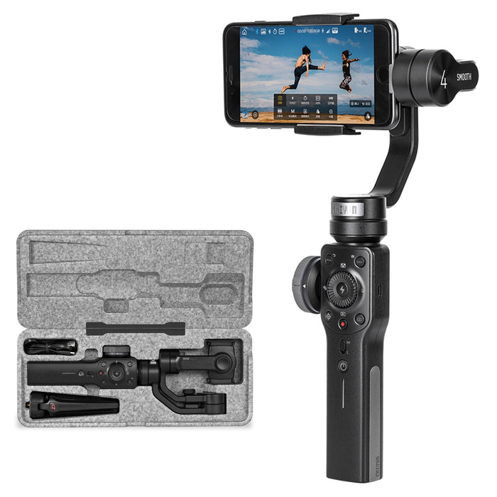 Zhiyun Smooth 4 (Black) - 3 Axis Gimbal with 1 Year Warranty
