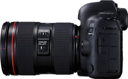 Canon Eos 5D Mark IV 30.4 MP Digital SLR Camera (Black) + EF 24-105mm is II USM Lens Kit