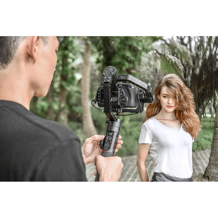 Zhiyun Crane 2 (Black) - Cinematic Kit (Side Handle + PT176LED + Boya MM1) - JSD Pro