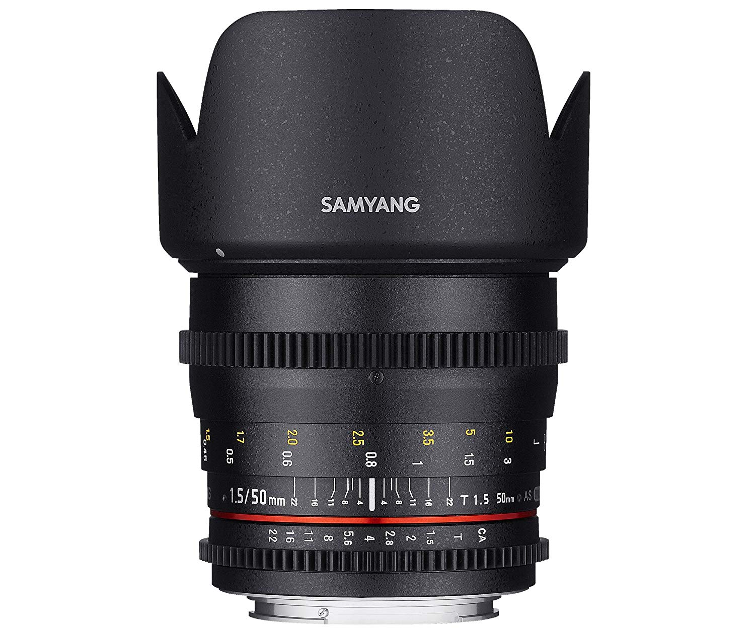 Samyang 50mm T1.5 AS UMC VDSLR Cine Lens for Canon DSLR Cameras