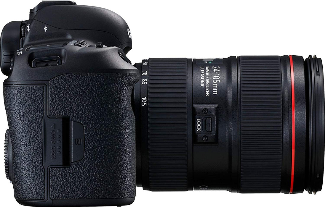 Canon Eos 5D Mark IV 30.4 MP Digital SLR Camera (Black) + EF 24-105mm is II USM Lens Kit