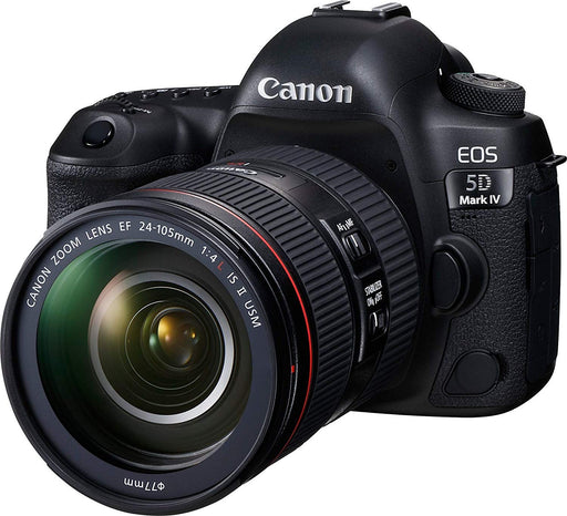 Canon Eos 5D Mark IV 30.4 MP Digital SLR Camera (Black) + EF 24-105mm is II USM Lens Kit