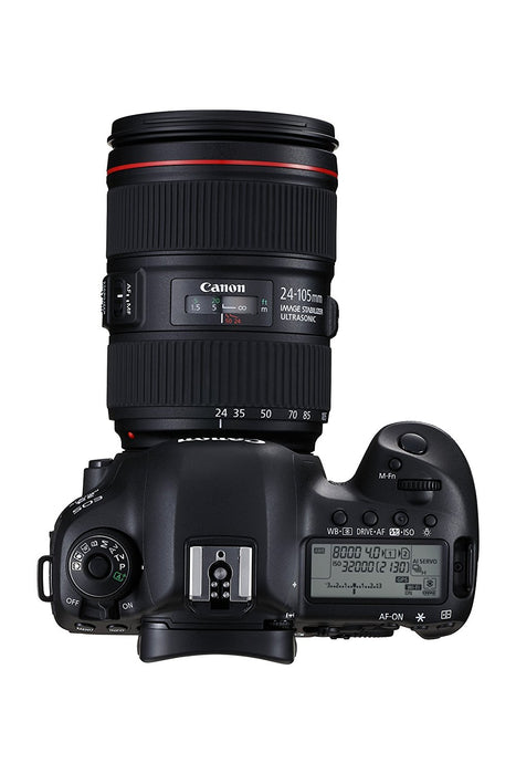 Canon Eos 5D Mark IV 30.4 MP Digital SLR Camera (Black) + EF 24-105mm is II USM Lens Kit