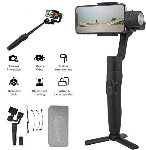 FEIYU TECH - VIMBLE 2-3 Axis Gimbal for Smartphone & Action Camera With Extension Rod