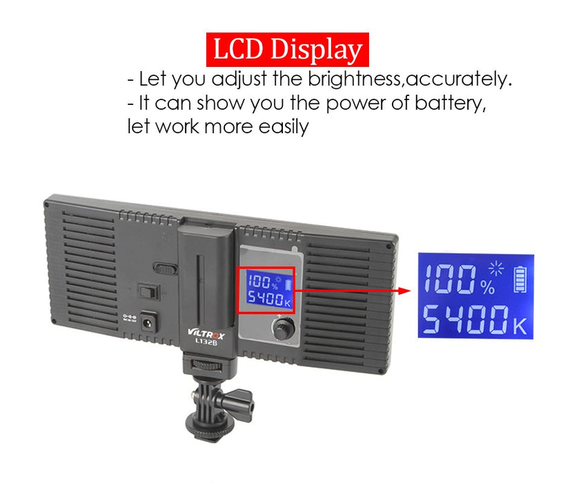 Viltrox Professional Ultra-thin LED Video Light -  L132B LED Light