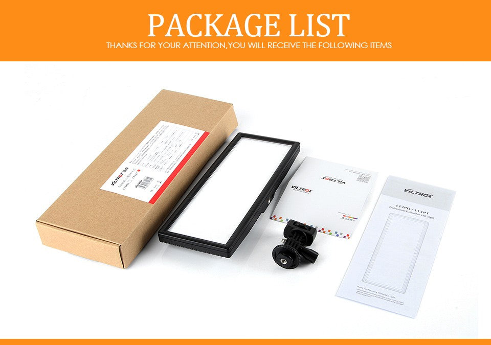 Viltrox Professional Ultra-thin LED Video Light -  L132B LED Light