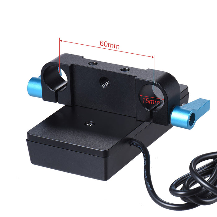Andoer NP-F970 to NP-FW50 Battery Mount Adapter Plate with 15mm Rod Clamp for Sony