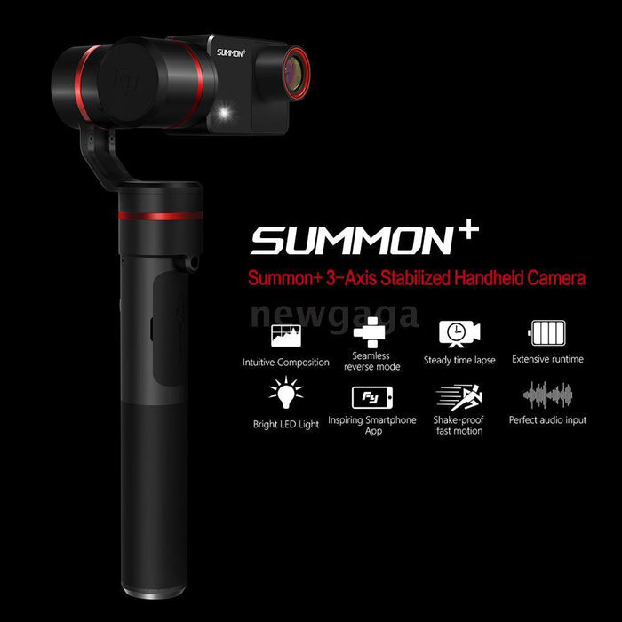 FeiyuTech Summon+ 3-Axis Gimbal with 4K 16MP Action Camera