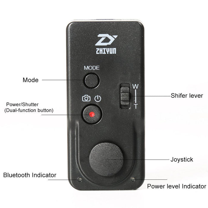 Zhiyun ZW-B02 Wireless Remote Control for Zhiyun Rider-M Crane Crane-M Smooth-2 Smooth-3 Smooth-Q Gimbal Stabilizer