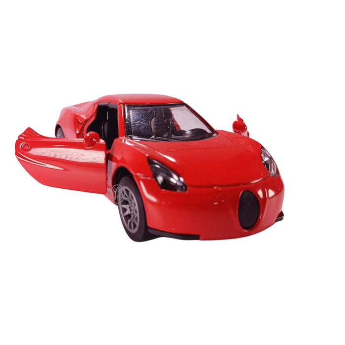 JSD PRO®- Lamborghini -JSD-DC068-Premium Collection-Die Cast Model 1:32-Metal Toy Car with Openable Doors, Light & Sound (RED)