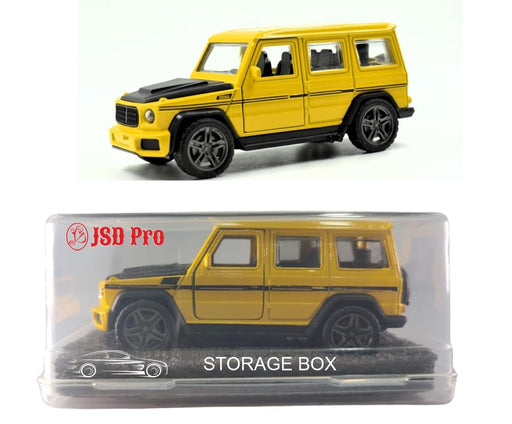 JSD PRO®- G-Wagon -JSD-DC029 -Premium Collection-Die Cast Model 1:32-Metal Toy Car with Storage Box (Yellow)