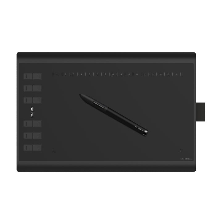 Huion 1060 Plus 10"X6" 2048 Pressure 12 Exp Keys Pen Tablet For Design/E-Learn