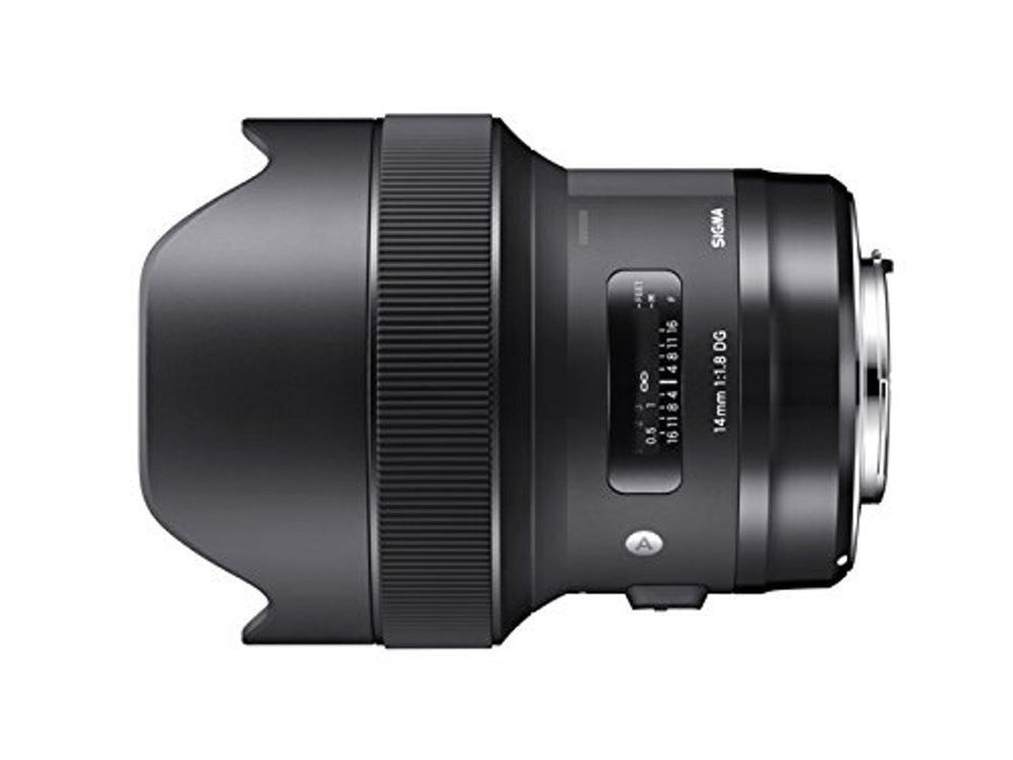Sigma 14mm F/1.8 DG HSM Art lens for Canon Dslr Camera- Black