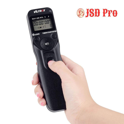 JSD Pro Viltrox VILTROX Time Lapse Intervalometer Timer Remote Control Shutter with C3 Cable for Canon 1D Series 5D 5DII 5DIII 7D 10D 20D D30 40D 50D