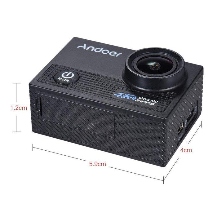 JSD Pro's Andoer AN5000 4K 24fps WiFi Sports Action Camera