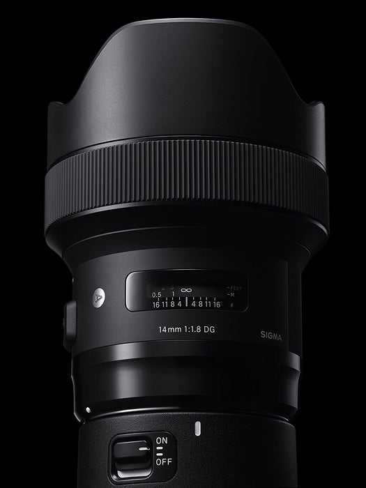 Sigma 14mm F/1.8 DG HSM Art lens for Canon Dslr Camera- Black