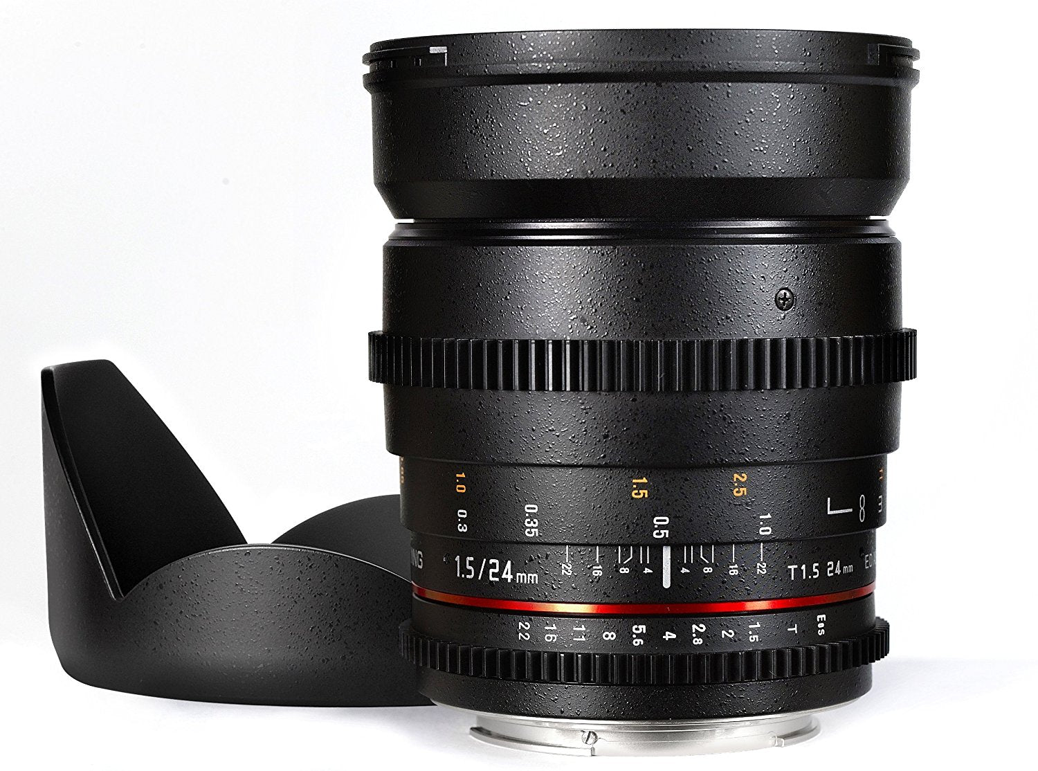Samyang Cine SYCV24M-C 24mm T1.5 Cine Wide Angle Prime Lens for Canon (Black)