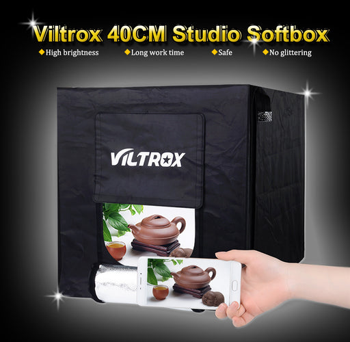 Viltrox 40x40cm LED Photo Studio Softbox